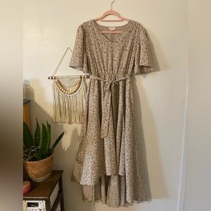 High Low Floral Dress